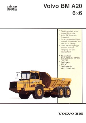 Dumperini articolati Volvo A 20 6x6