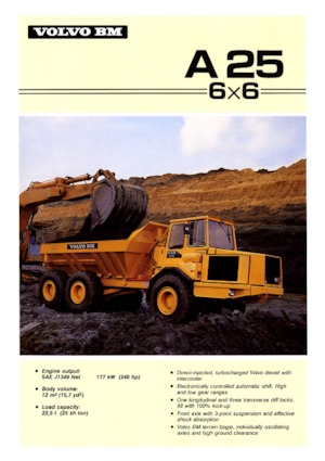 Dumperini articolati Volvo A 25 6x6