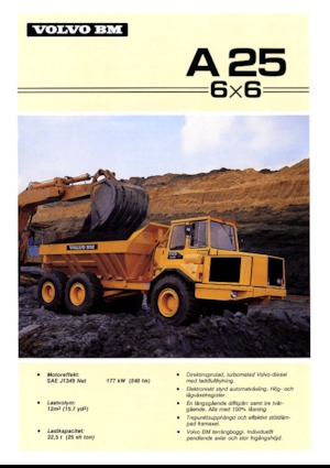 Dumperini articolati Volvo A 25 6x6