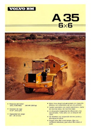 Dumperini articolati Volvo A 35 6x6