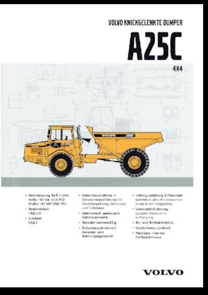 Dumperini articolati Volvo A25C 4x4
