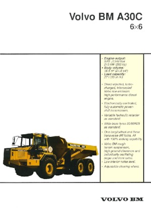 Dumperini articolati Volvo A30C 6x6