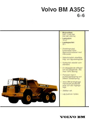 Dumperini articolati Volvo A35C 6x6