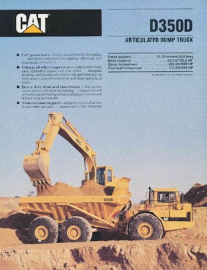 Dumperini articolati Caterpillar D 350 D