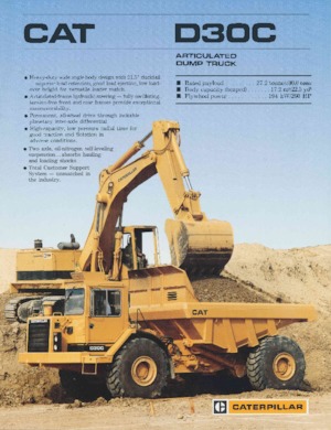 Dumperini articolati Caterpillar D30C