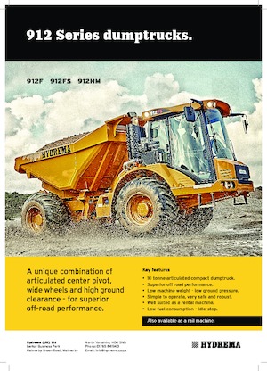 Dumperini articolati Hydrema 912FS