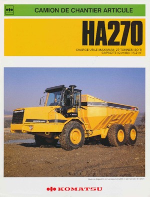 Dumperini articolati Komatsu HA270