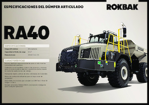 Dumperini articolati Rokbak RA40