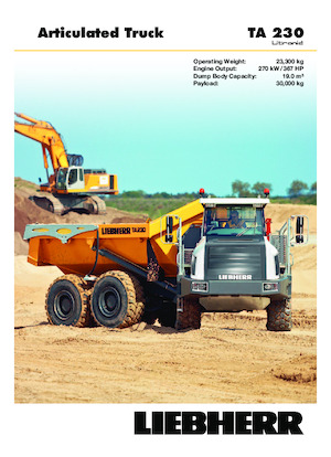 Dumperini articolati Liebherr TA 230