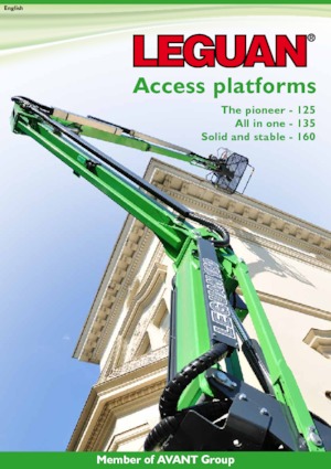 Piattaforme aeree articolate gommate Leguan 135