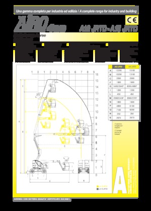 Piattaforme aeree articolate gommate AIRO A15 JRTD
