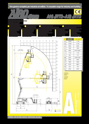 Piattaforme aeree articolate gommate AIRO A16 JRTD