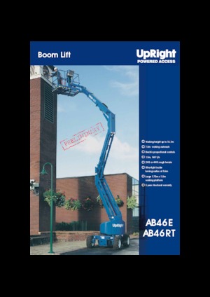 Piattaforme aeree articolate gommate UpRight AB 46 RT