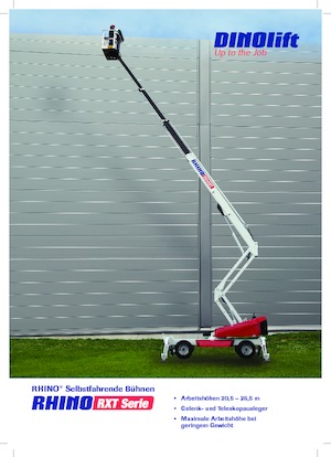 Piattaforme aeree articolate gommate Dino Lift Dino 265RXT