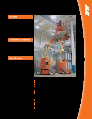 Piattaforme aeree articolate gommate JLG E400AJPN