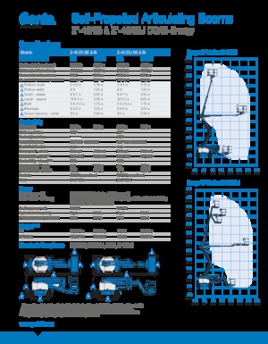 Piattaforme aeree articolate gommate Genie Z45/25 DC
