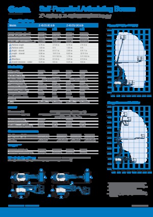 Piattaforme aeree articolate gommate Genie Z 45/25 J D