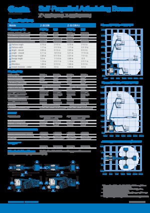 Piattaforme aeree articolate gommate Genie Z-30/20N RJ