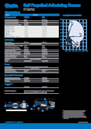 Piattaforme aeree articolate gommate Genie Z-33/18