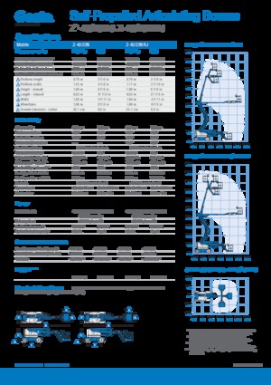 Piattaforme aeree articolate gommate Genie Z-40/23N