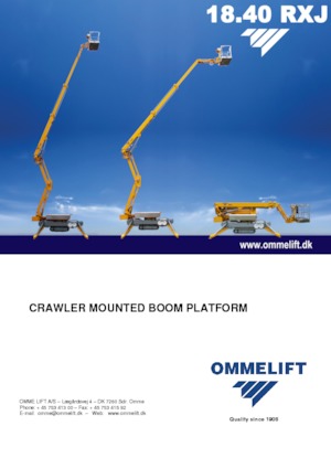 Piattaforme aeree articolate cingolate OMMELIFT 18.40 RXJ