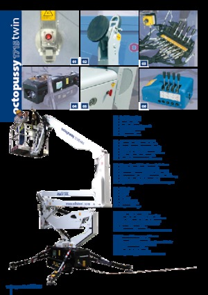 Piattaforme aeree articolate cingolate Oil & Steel Octopussy 1715 Twin