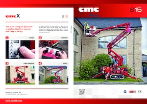 Piattaforme aeree articolate cingolate CMC S15