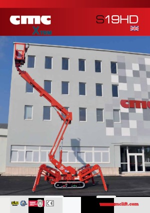 Piattaforme aeree articolate cingolate CMC S19HD