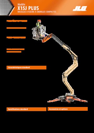 Piattaforme aeree articolate cingolate JLG X15J Plus
