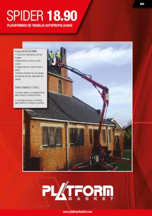 Piattaforme aeree articolate cingolate Platform Basket SPIDER 18.90 PRO