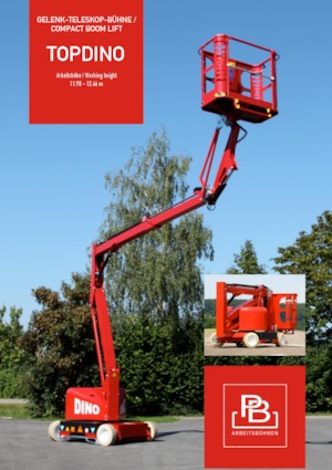 Piattaforme aeree articolate gommate PB PB TOPDINO 126 II