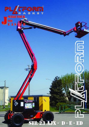 Piattaforme aeree articolate gommate Platform Basket SEL 23 AJX -ED