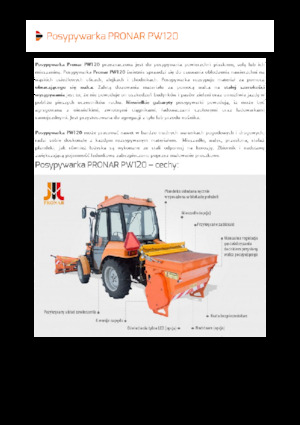 Spanditrici a montaggio esterno Pronar PW 120