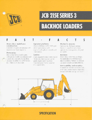Terne JCB 215 E