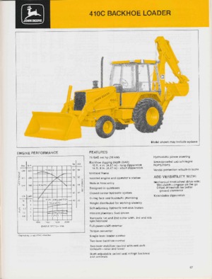Terne John Deere Construction 410 C