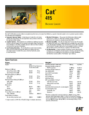 Terne Caterpillar 415