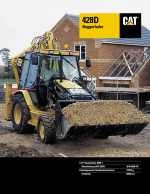 Terne Caterpillar 428 D 4x4