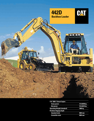 Terne Caterpillar 442 D 4x4