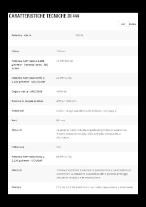 Terne Caterpillar 444