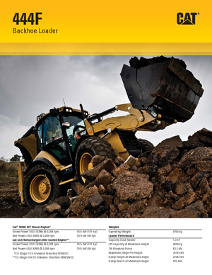 Terne Caterpillar 444F2