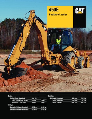 Terne Caterpillar 450 E
