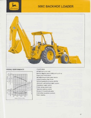 Terne John Deere Construction 500 C