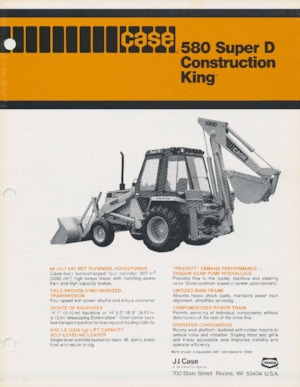 Terne Case 580 Super D