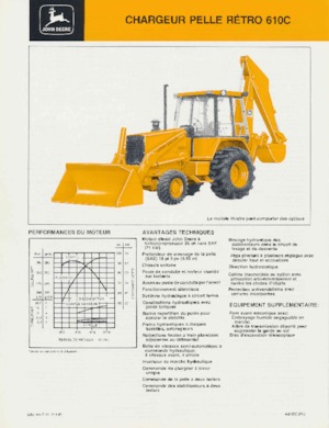 Terne John Deere Construction 610 C