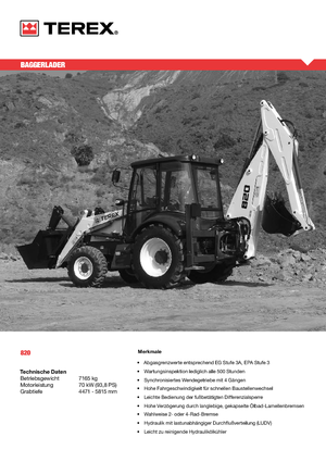 Terne Terex 820