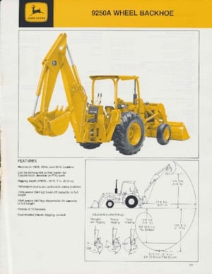 Terne John Deere Construction 9250 A