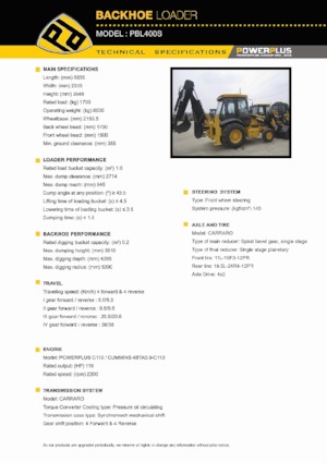 Terne PowerPlus PBL400S