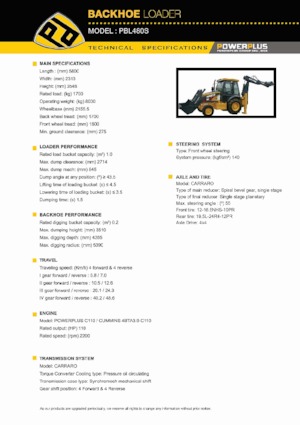 Terne PowerPlus PBL480S