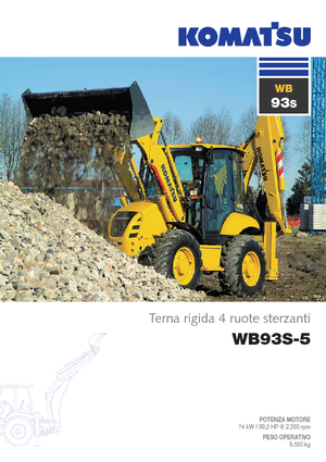 Terne Komatsu WB93S-5E0