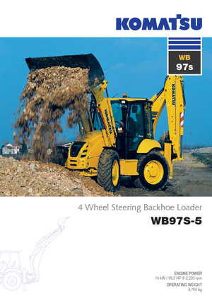 Terne Komatsu WB97S-5E0